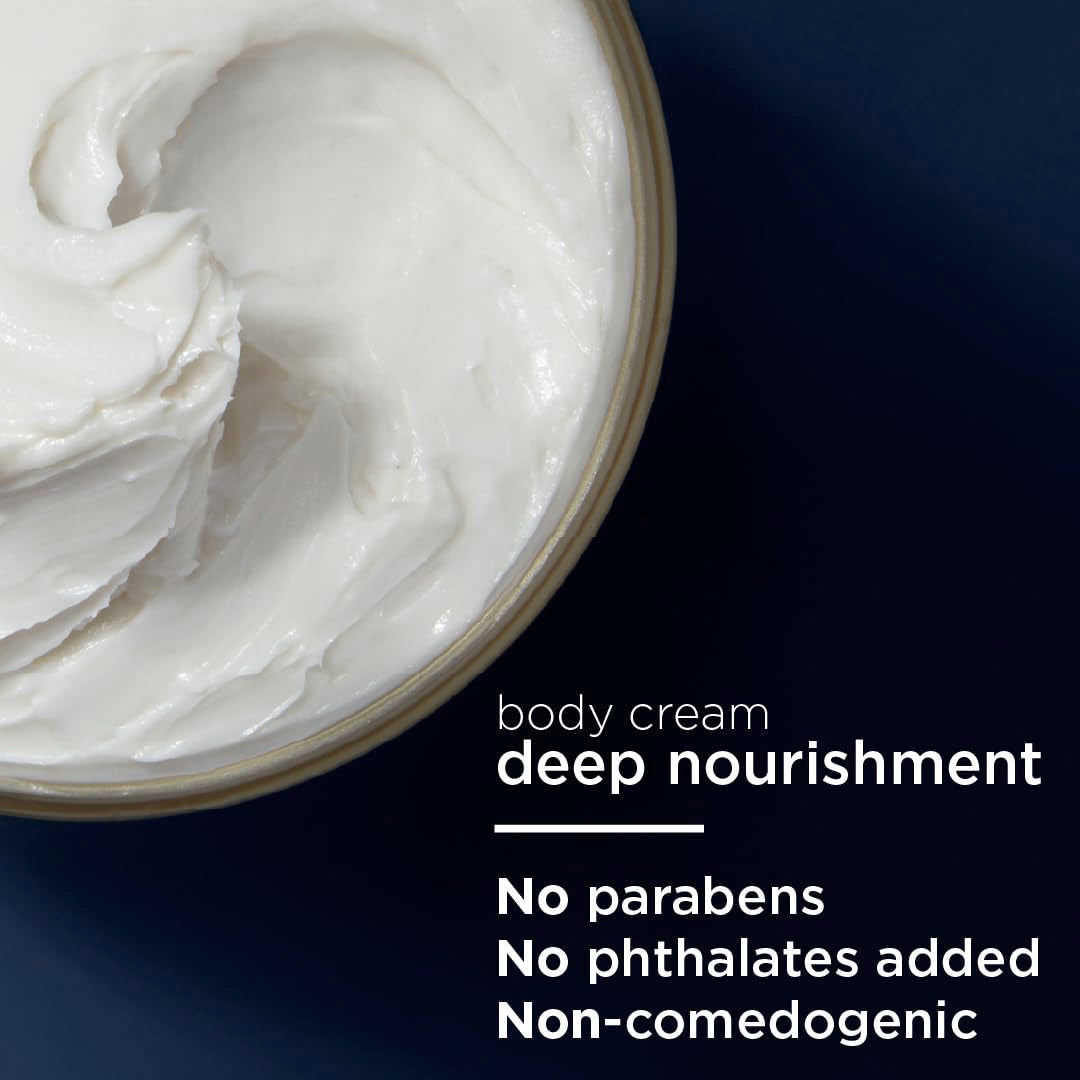 Vaseline Radiant X Deep Nourishment Body Cream 100% Pure Shea Butter, Coconut Oil, Vitamin C, & Peptides 10 Oz : Beauty & Personal Care