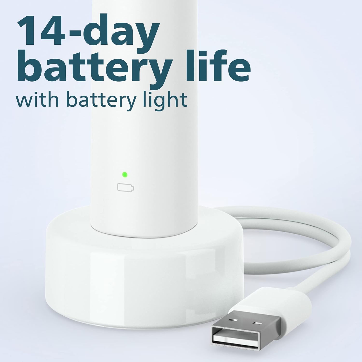 Philips Sonicare 4100 Rechargeable Electric Toothbrush, With Pressure Sensor, 2 Intensity Settings, Smartimer And Quadpacer, 14-Day Battery Life, Deep Pink, Model Hx3681/26 : Health & Household