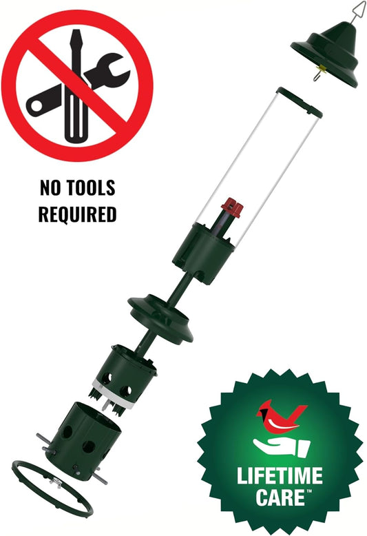 Jacobi Jayne 1024-V01 Feeder Buster Plus-Marauders Off Guaranteed Squirrel And Large Bird Proof/Metal, Green1024-V01