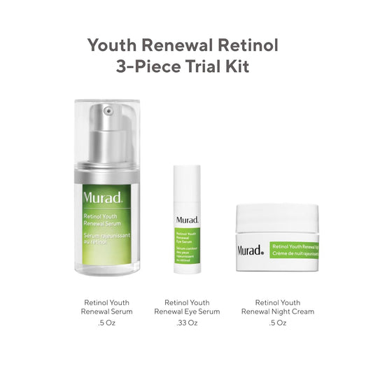 Murad Retinal Trial Kit - Lift And Resculpt With Retinal 2-Piece Trial Kit (73 Value) - Anti-Aging Set Encapsulated Retinal - Retinal Serum 0.5Fl Oz, Retinal Eye Cream 0.11Fl Oz