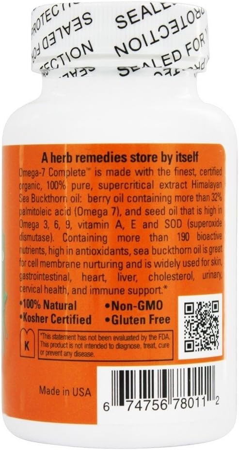 Buy Seabuck Wonders Sea Buckthorn Omega 7 Complete - 500 Mg - 60 Softgels On  Free Shipping On Qualified Orders