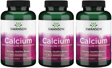 Swanson Boneology Superior Form Calcium 167 Milligrams 120 Capsules (3 Pack)