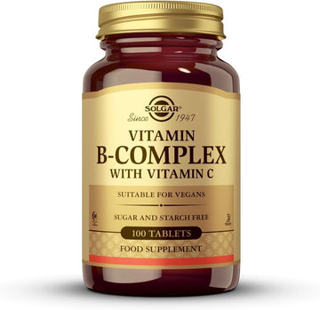 Solgar B-Complex With Vitamin C Stress Formula, 100 Tablets