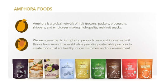 Amphora Conventional Soft Dried Ginger 4 Oz (113 Gr) Per Pouch (Case Of 6 Pouches)