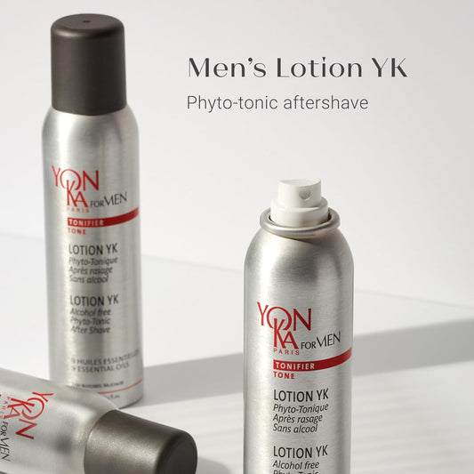 Yon-Ka Men'S Lotion Phyto-Tonic Aftershave Spray – Soothing, Alcohol-Free Toner For Sensitive Skin With Essential Citrus Oils, Antioxidant Protection For All Skin Types(150Ml)