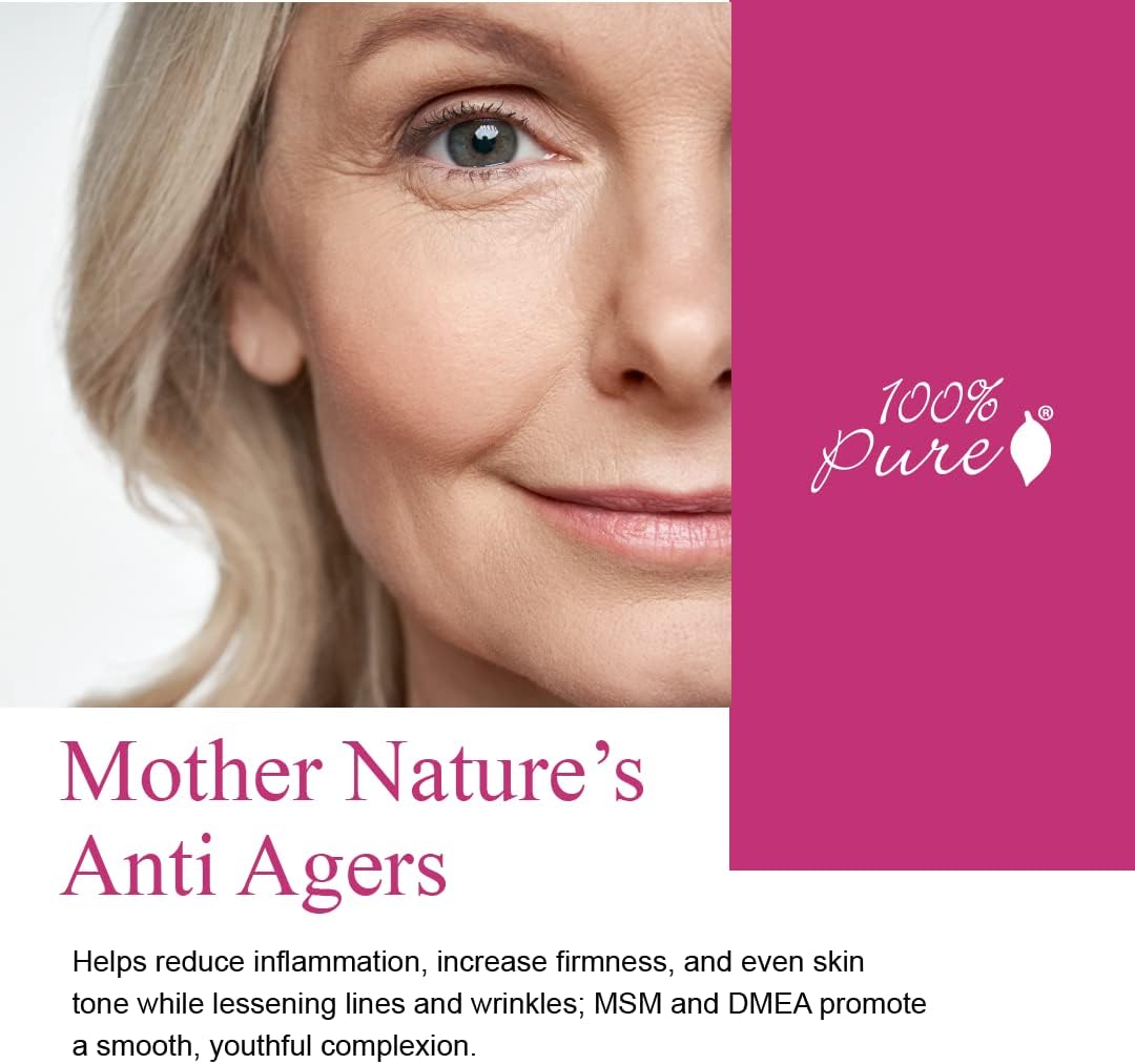 100% Pure Lavender Niacinamide Pore Minimizer Tonique Facial Purify & Tone Skincare With Witch Hazel Balancing Face Mist Helps Calm Firm & Minimize The Look Of Pores & Wrinkles, Vegan - 1.7 Fl Oz