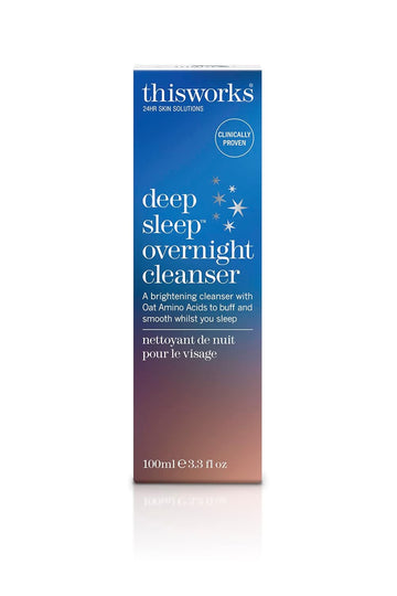 Thisworks Deep Sleep Overnight Cleanser, With Oat Amino Acids & Hyaluronic Acid To Gently Exfoliate & Rehydrate, 100Ml