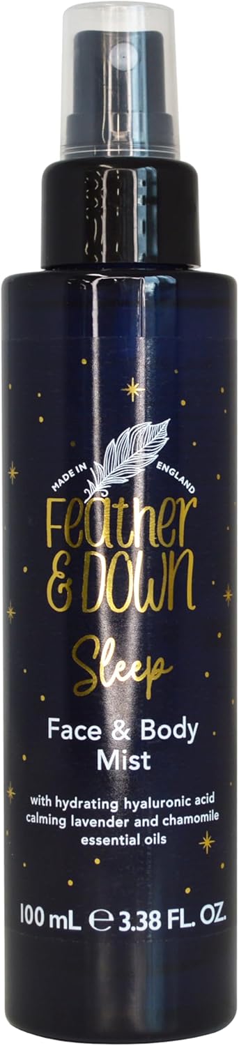 Feather & Down Sweet Dreams Face & Body Sleep Mist (100Ml) - With Calming Lavender & Chamomile Essential Oils. Cruelty Free & Vegan Friendly