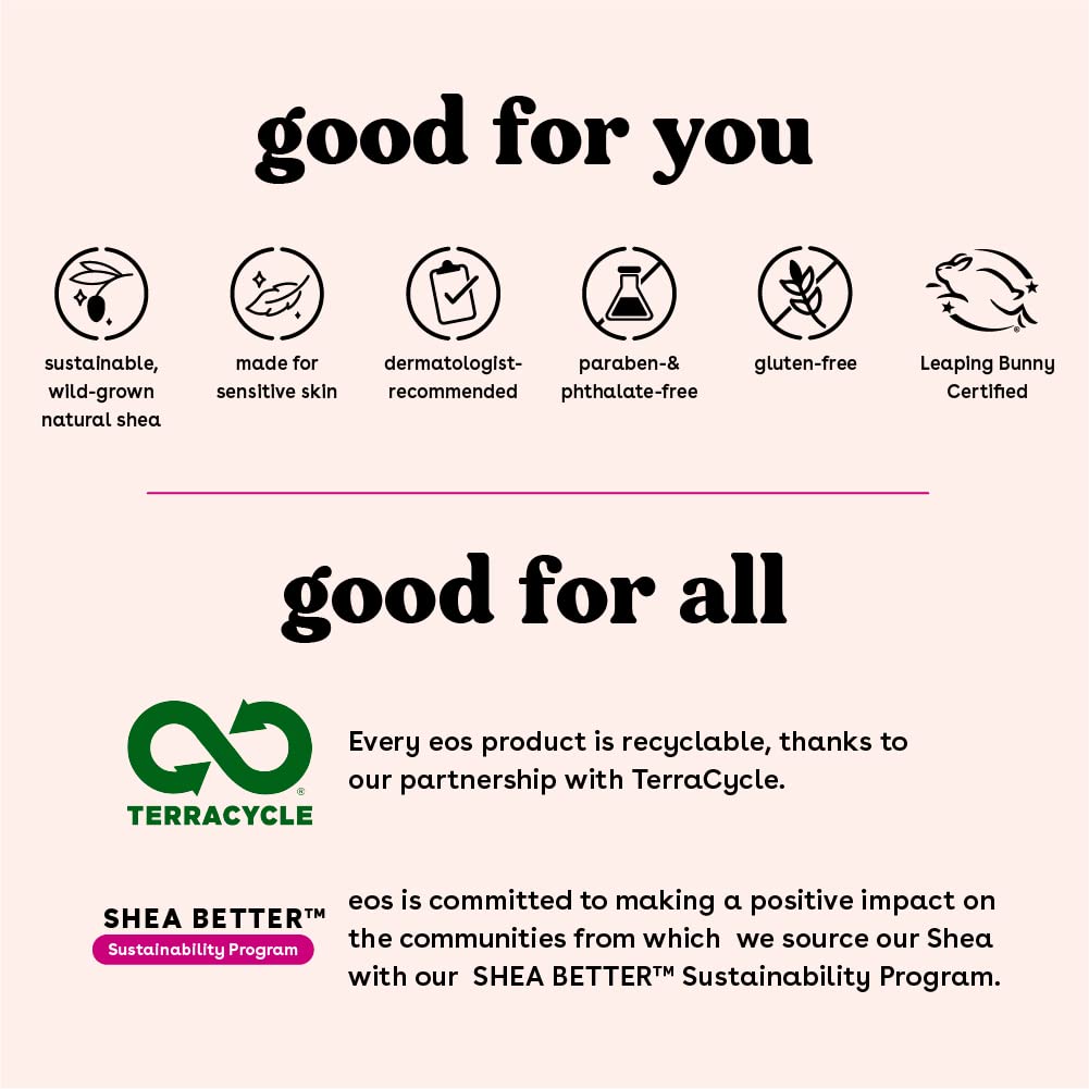 eos Shea Better Shaving Cream- Vanilla Bliss, Women's Shave Cream, Skin Care, Doubles as an In-Shower Lotion, 24-Hour Hydration, 7 fl oz : Beauty & Personal Care