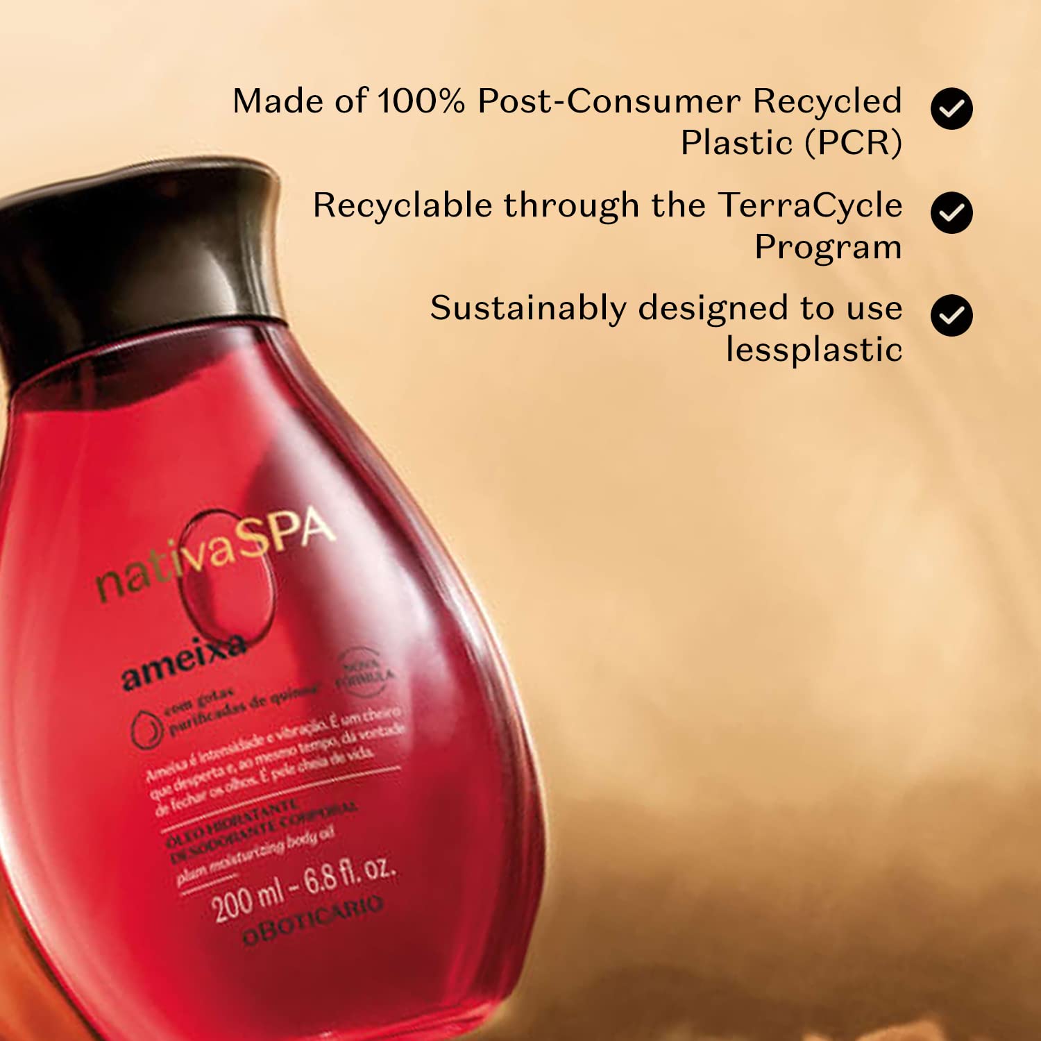 Nativa Spa Body Hydrating Oil Bundle: Quinoa & Plum, Moisturizing Body Oils, 6.8 Ounce (Each) : Beauty & Personal Care