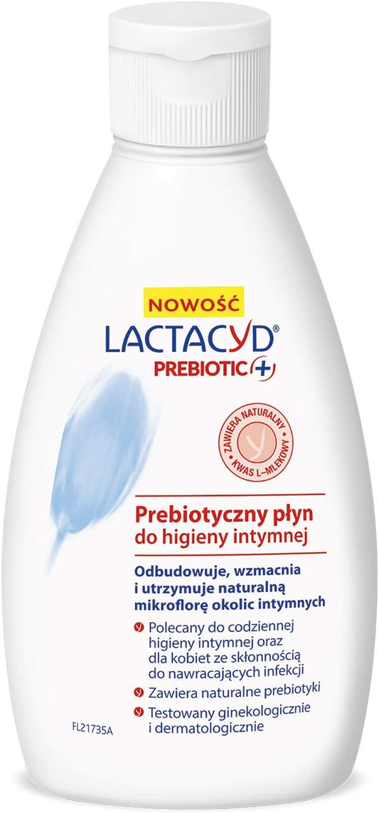 Lactacyd Prebiotic + Prebiotic Intimate Hygiene - Day Cream For Women With Susceptibility To Recurity 200 Ml