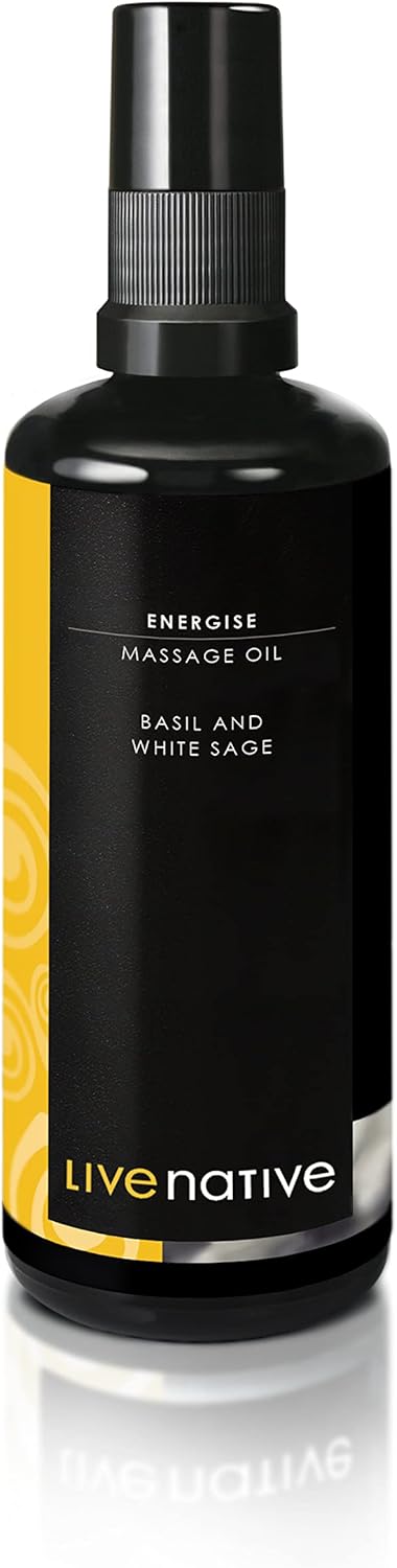 Live Native | Energise Massage Oil - 50ml : Amazon.co.uk: Health & Personal Care