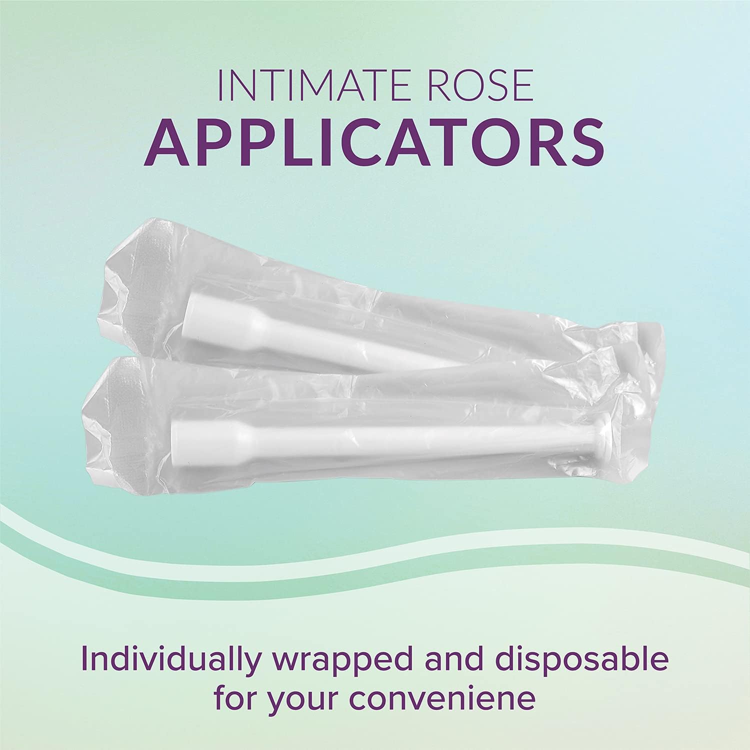 Intimate Rose 30 Count Vaginal Suppository Applicators, Individually Wrapped, Disposable Applicator - Fits Most Boric Acid Suppositories And More, From, Pack Of 30