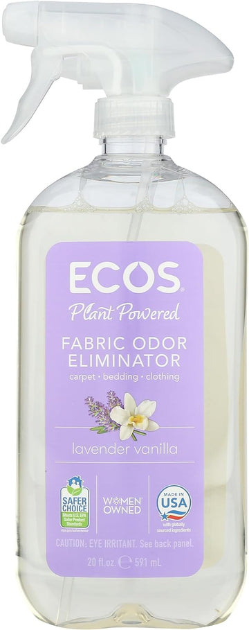 Ecos, Fabric Refresher Odor Eliminator Lavender Vanilla, 20 Fl Oz