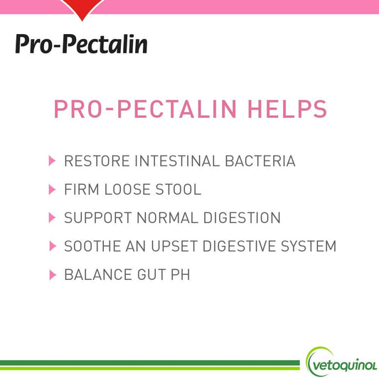 Pro-Pectalin Oral Paste For Dogs & Cats – 30Cc, Chicken Flavor – Helps Reduce Occasional Loose Stool & Diarrhea, Balance Gut Ph, Support Normal Digestion & Intestinal Flora