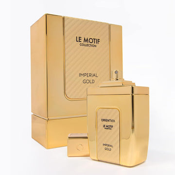 Orientica Le Motif Collection Imperial Gold For Men Eau De Parfum Spray, 2.9 Ounce