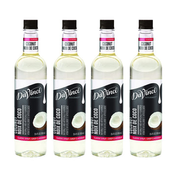 Davinci Gourmet Classic Coconut Syrup, 25.4 Fluid Ounce (Pack Of 4)