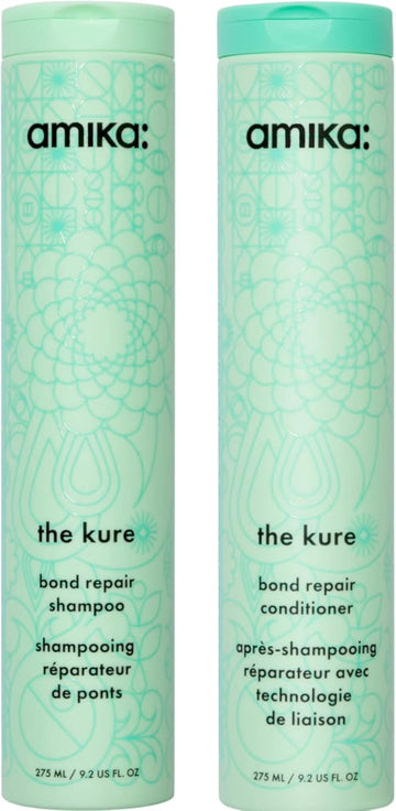 Amika The Kure Bond Repair Shampoo And Conditioner Duo, 275 Ml