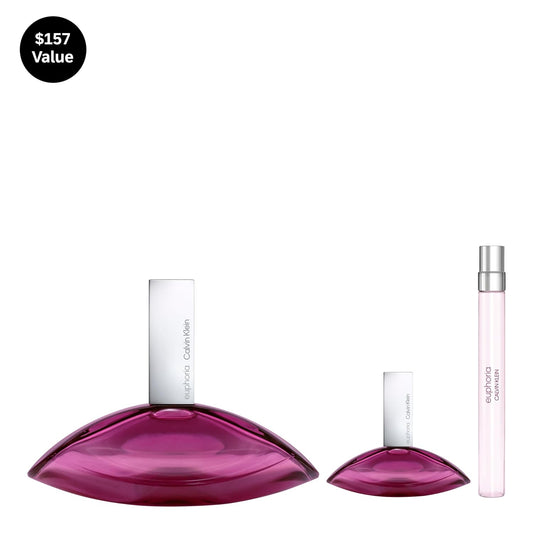 Calvin Klein Euphoria Eau De Parfum – Chypre Women'S Perfume – With Notes Of Pomegranate, Black Orchid, Lotus Blossom & Mahogany Wood – Long Lasting Fragrance