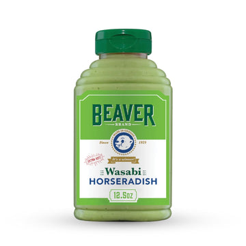 Beaver Extra Hot Wasabi Horseradish, 12.5 Oz Squeeze Bottle