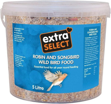 Extra Select Robin And Songbird Feed Mix Tub, 5 Litre08Rsb5L