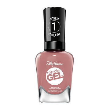 Sally Hansen Miracle Gel™, Rose & Shine, Long Lasting, Gel-Like Formula, No Uv Lamp Needed, Pink Nail Polish