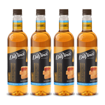 Davinci Gourmet Sugar-Free Caramel Syrup, 25.4 Fluid Ounce (Pack Of 4)