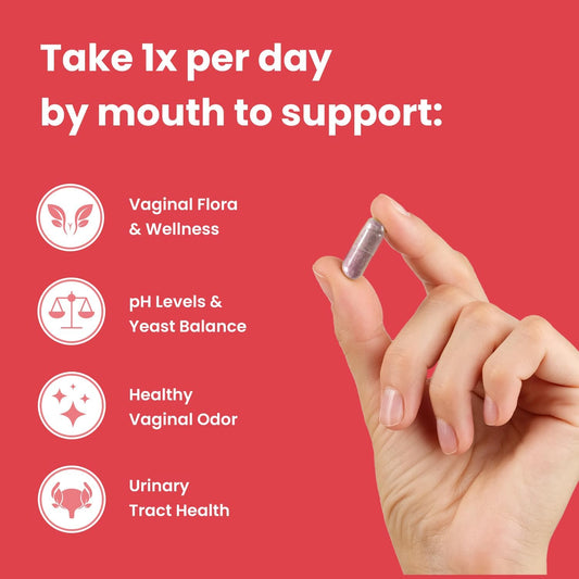 Vaginal Probiotics For Women | 50 Billion Cfu + Cranberry | Ph Balance, Healthy Odor, Yeast, Urinary & Feminine Health Supplement | Vegan Women’S Probiotics And Prebiotics For Women’S Vaginal Health