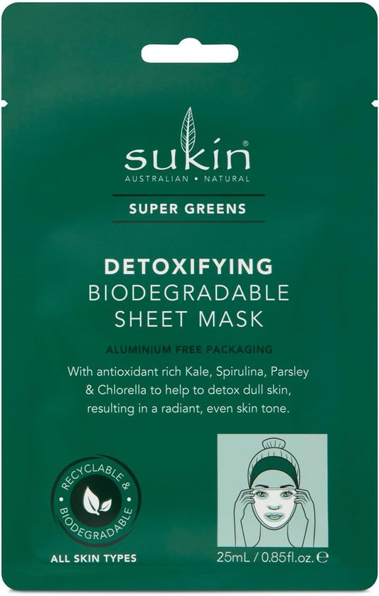 Sukin Super Greens Mask Sachet : Amazon.co.uk: Beauty