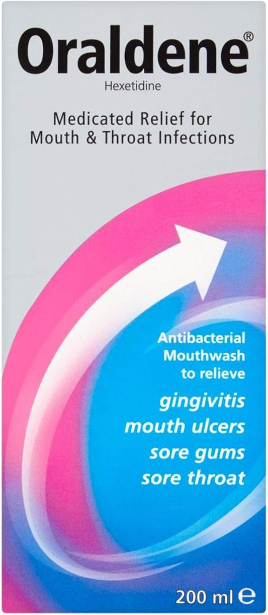 2X Oraldene Mouthwash Original 200Ml