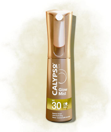 Calypso Glow Mist Spf30 | Radiant Skin Glow Finish, Protective Sun Spray, Water Resistant, Non Sticky Transparent Sunscreen, Uva & Uvb Protection, 100Ml
