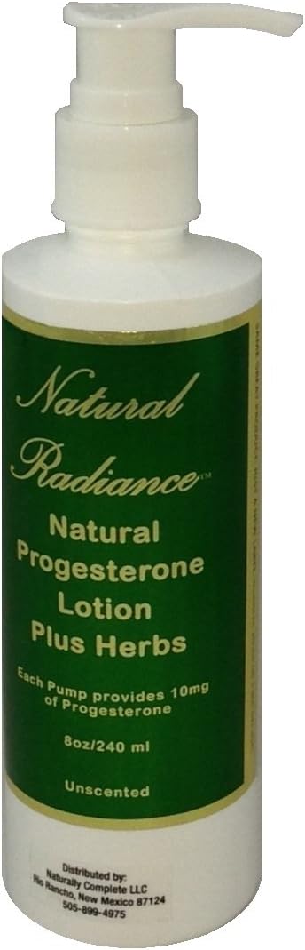 Progesterone With Herbs One 8 Oz. Pump Bottle. - Made In The Usa