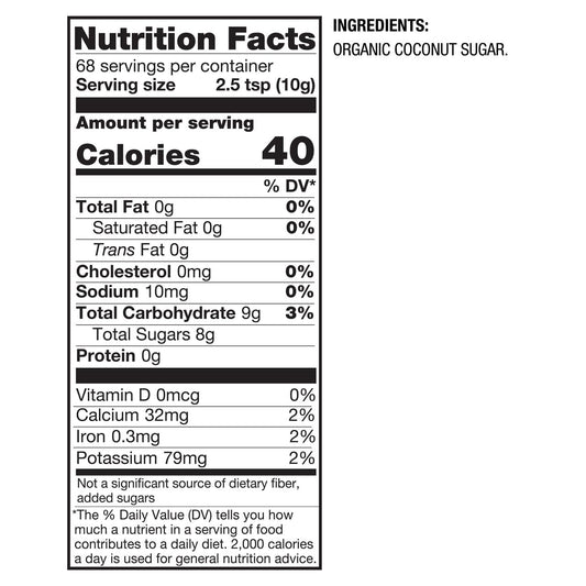 Betterbody Foods Organic Coconut Sugar, Gluten-Free, Non-Gmo, Low Glycemic Sugar Substitute, 3.5 Lbs, 56 Ounces