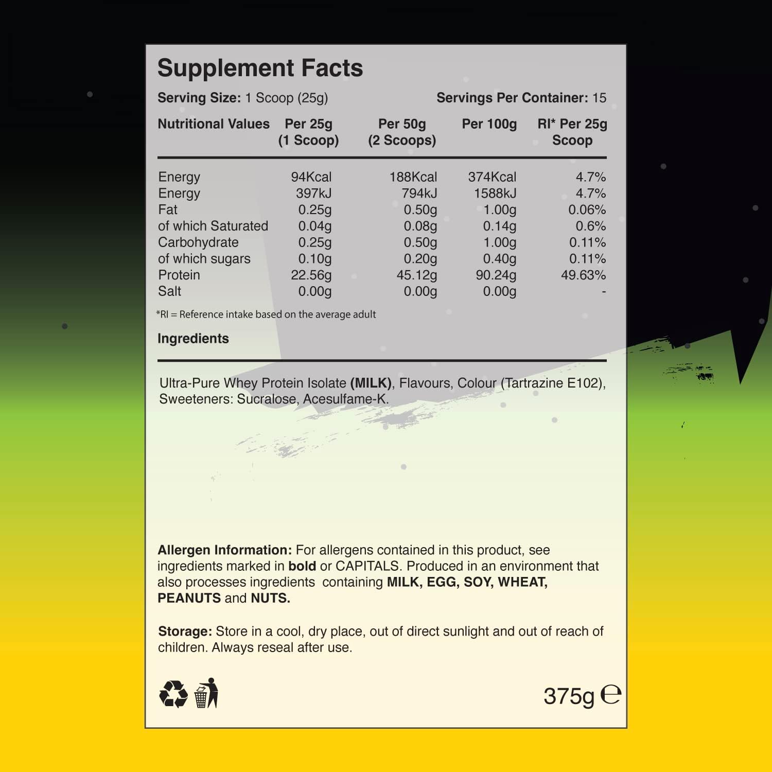 Warrior Fruity Clear Whey Isolate – Rapid Digesting Protein Powder – Refreshingly Fruit Flavoured Shakes – Easy to Drink & Consume Post Workout, Low Sugar, 15 Servings (Pineapple, 375g) : Amazon.co.uk: Health & Personal Care