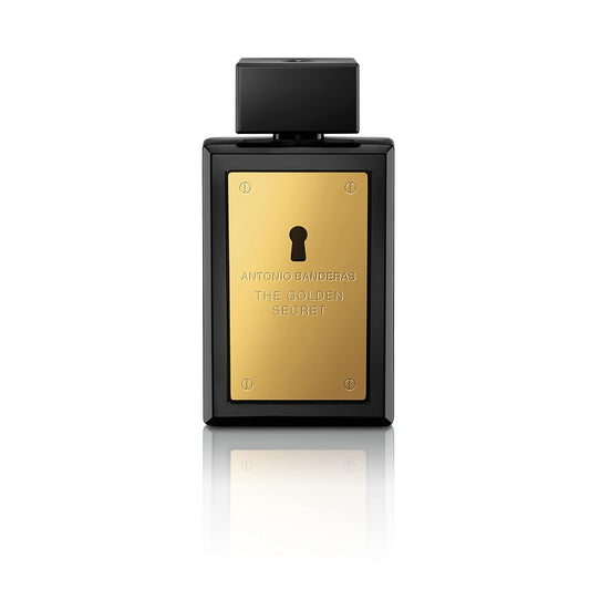 Antonio Banderas Perfumes - The Golden Secret - Eau De Toilette Spray For Men - Long Lasting - Masculine, Casual And Elegant Fragrance - Mint, Apple And Spicy Notes - Ideal For Day Wear - 3.4 Fl Oz