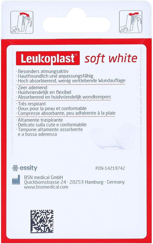 Leukoplast Soft White Strength 19 X 72 Mm 12Pcs/38 X 72 Mm Pack Of 20