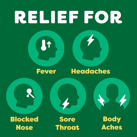Lemsip Cold And Flu Sachets, Lemon, 10 Total, Paracetamol, Cold And Flu Relief, Headache, Blocked Nose Relief, Sore Throat Relief, Fever, Full Relief, Decongestants, Medication