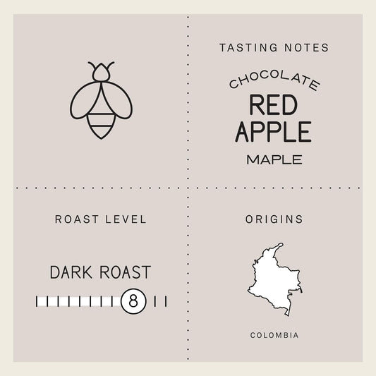 Verve Coffee Roasters Whole Bean Coffee Buena Vista Blend | Dark Roast, Arabica, Direct Trade, Resealable Pouch | Enjoy Hot Or Cold Brew | Ideal For French Press | 12Oz Bag