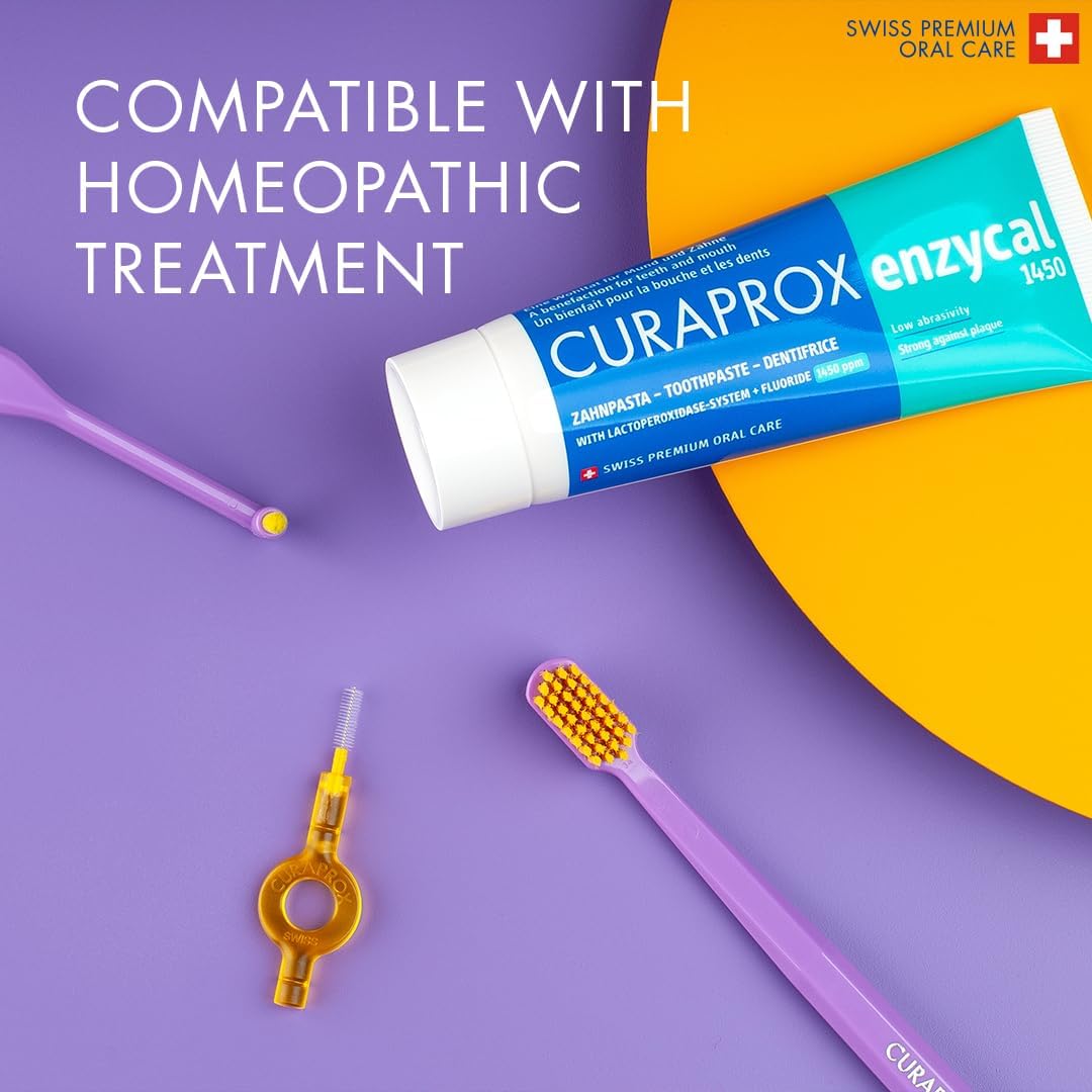 CURAPROX Enzycal 1450Ppm Toothpaste, 75 ml : Amazon.co.uk: Health & Personal Care
