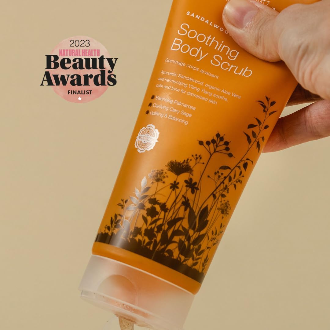 Urban Veda Soothing Body Scrub | Exfoliating Body Scrub for Sensitive Skin| Vitamin E, Walnut & Pumice Body Exfoliator Scrub | Soothing & Calming | Dead Skin Remover | Exfoliating Body Wash | 200 ML : Amazon.co.uk: Beauty