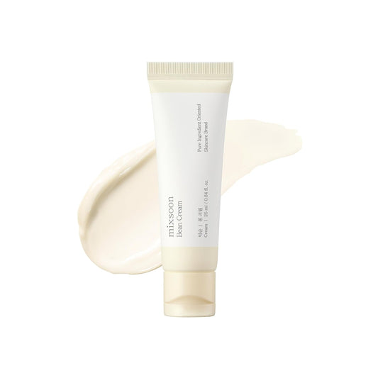Mixsoon Bean Cream - Intensive Moisture Face Cream For Smooth, Nourished Skin, Pore & Sebum Care - Korean Skincare For Glass Skin - Non-Stick (0.85 Fl.Oz. / 25Ml) : Beauty & Personal Care