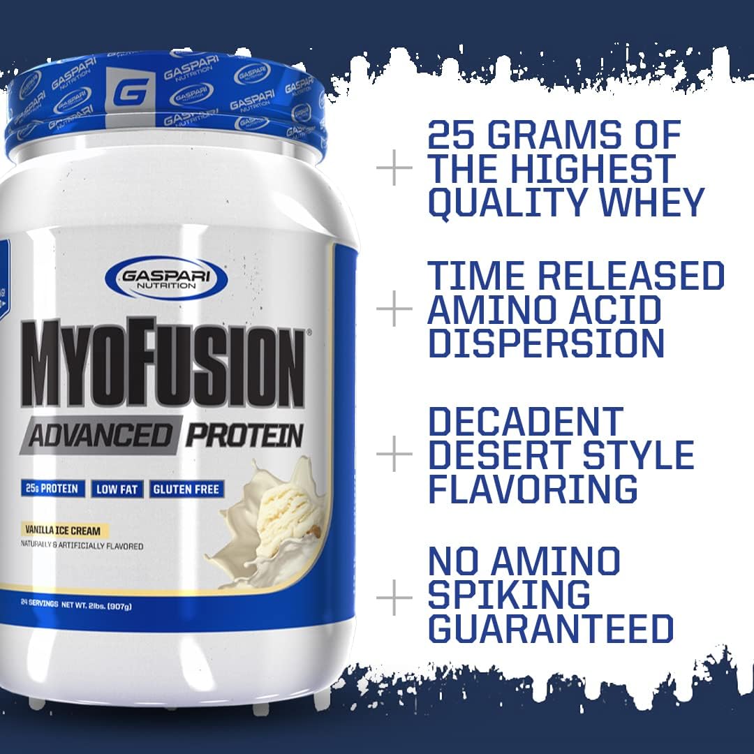 Gaspari Nutrition Myofusion Advanced Protein, Protein Blend with Whey