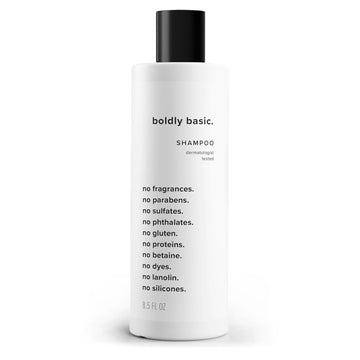 Fragrance Free Shampoo - Gentle On Sensitive Skin And Hair - Unscented - Dermatologist Tested - Sulfate Free - Paraben Free - Gluten Free - Non Comedogenic And Hypoallergenic