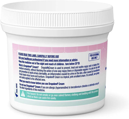 Drapolene Antiseptic Cream Anaesthetic Healing Prevents Relief Rash, 350G