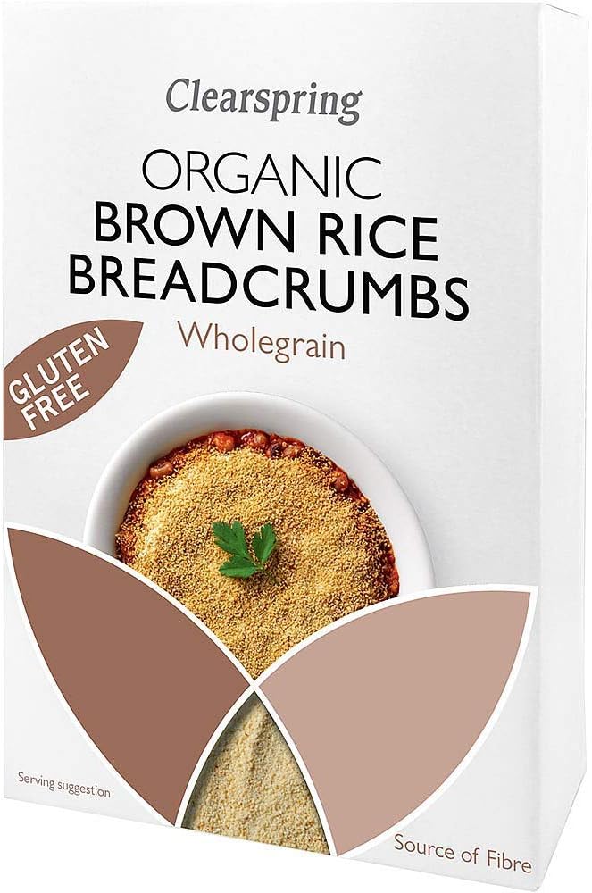 Clearspring Organic Gluten Free Brown Rice Breadcrumbs 250g (Pack of 2 : Amazon.co.uk: Grocery