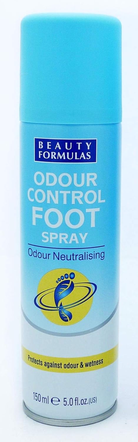 (Two Packs) Beauty Formulas Odour Control Foot Spray 150Ml