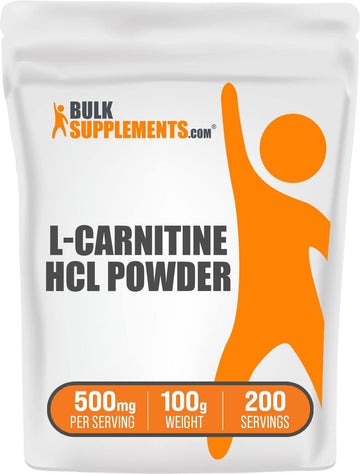 Bulksupplements.Com L-Carnitine Hcl Powder - Carnitine Supplement, Car