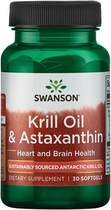 Swanson Krill Oil & Astaxanthin 30 Sgels