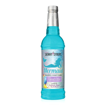New! Jordan'S Skinny Mixes Sugar Free Syrup, Mermaid Flavor, Fruit Flavored Water Enhancer, Drink Mix For Ice Tea, Lemonade & More, Zero Calorie Flavoring, Keto Friendly, 25.4 Fl Oz, 1 Pack
