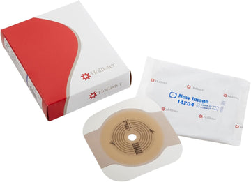 Hollister New Image Cut-To-Fit Flexwear Skin Barrier With Tape - Floating Flange - Flang: 2-3/4", Cut Up To: 2-1/4", Blue - Box Of 5